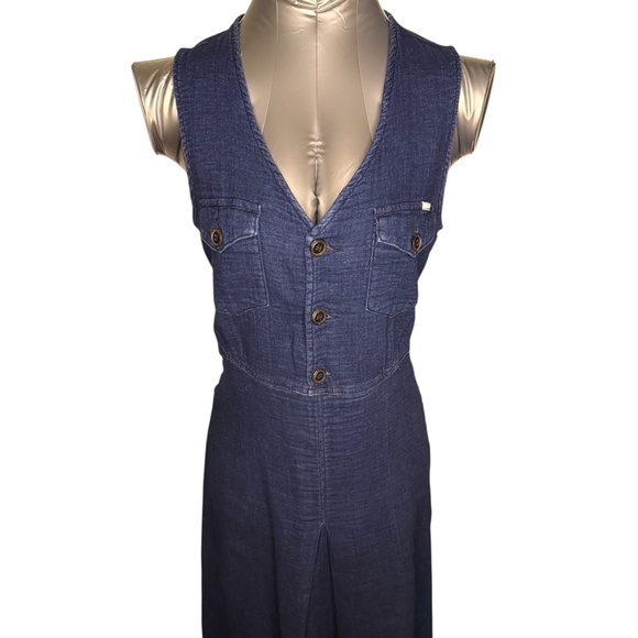 MOTHER Denim Jean Dress - Picture 1 of 6